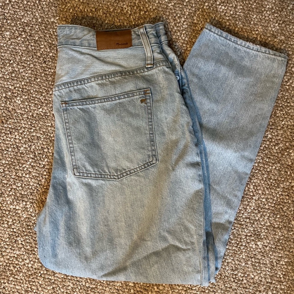 Madewell Women's Straight Leg Jeans in Light Blue